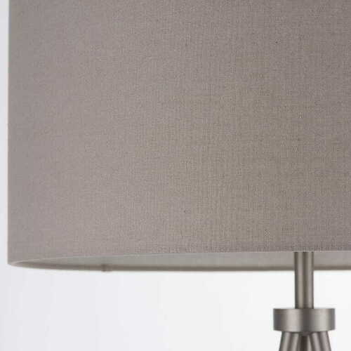 Verifica Lampă de podea Endon Tri gri bej textil E27 152,5 cm 66987