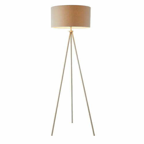 Verifica Lampă de podea Endon Tri gri bej textil E27 152,5 cm 66987