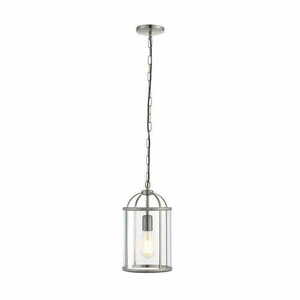 Pendul Endon Lambeth nichel transparent 20 cm E27 70323 small 0