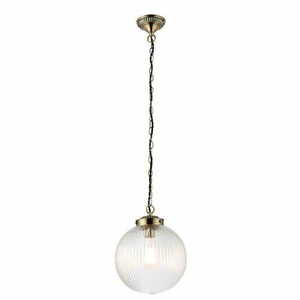 Pendul Endon Brydon 71123 alamă sticlă transparentă E27 25 cm small 0
