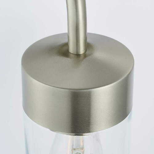 Verifica Aplica perete Endon North 71184 argintie sticla IP44 E27 30 cm