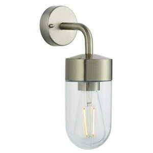 Aplica perete Endon North 71184 argintie sticla IP44 E27 30 cm small 3