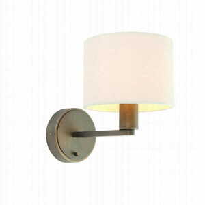 Aplica de perete Endon Daley maro alb, E14, 23 cm, modernă, 73018 small 2