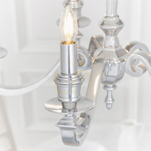 Candelabru Endon Finsbury 73598, aluminiu lustruit, 5×E14, 70 cm small 7