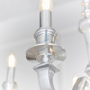 Candelabru Endon Finsbury 73598, aluminiu lustruit, 5×E14, 70 cm small 8