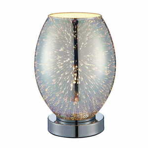 Lampă pe picior Endon Stellar 74940, crom, sticlă, E14, 24 cm small 4
