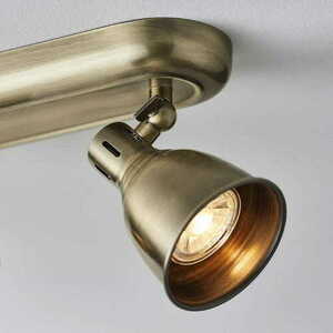 Plafonieră Endon Westbury 4 LED alamă oțel 15,5 cm 76280 small 1