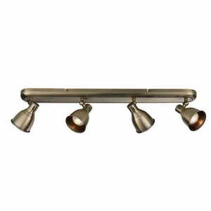 Plafonieră Endon Westbury 4 LED alamă oțel 15,5 cm 76280 small 0