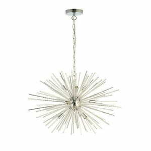 Lampă suspendată Endon Lena 9xG9 LED crom 62 cm dimabilă small 1