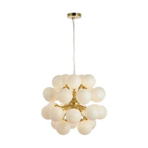 Verifica Pendulă Endon Oscar 76499 alamă albă 28 G9 LED 55 cm