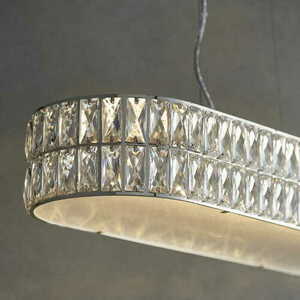 Lampă suspendată Endon Verina crom cristal LED dimmabil 76514 small 1