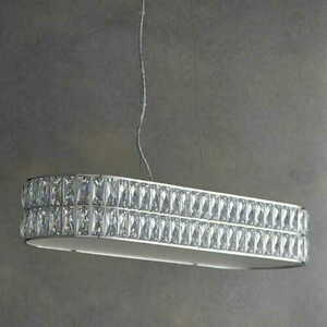 Lampă suspendată Endon Verina crom cristal LED dimmabil 76514 small 2