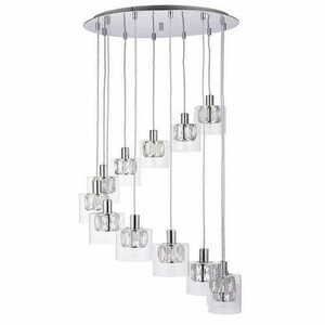 Lampă suspendată Endon Verina 76518 crom 12xG9 LED dimabilă 57 cm small 1