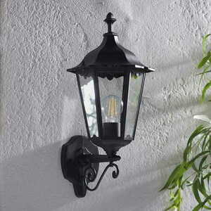 Aplica exterior Endon Burford negru sticlă IP44 E27 49 cm 76546 small 3