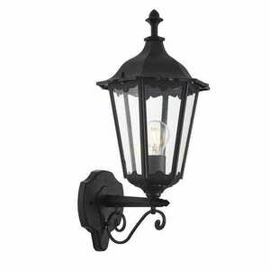Aplica exterior Endon Burford negru sticlă IP44 E27 49 cm 76546 small 0