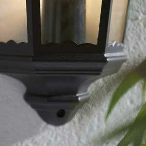 Aplica perete Endon Burford negru sticlă IP44 E27 76547 small 3
