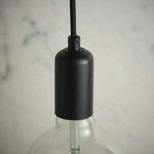 Lampă suspendată Endon Studio neagră, oțel, E27, dimmabilă, Ø10 cm, 76581 small 2