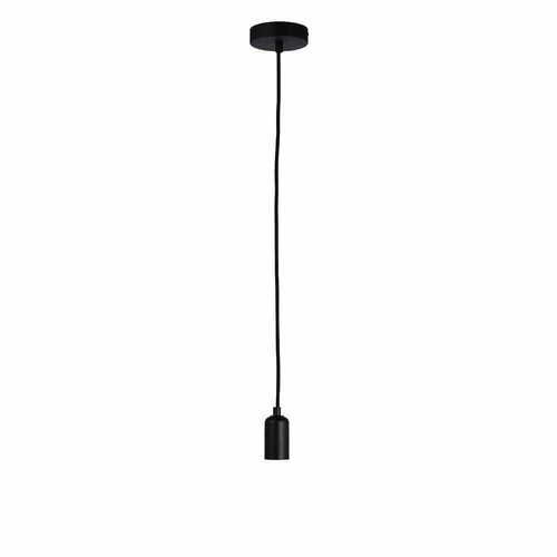 Verifica Lampă suspendată Endon Studio neagră, oțel, E27, dimmabilă, Ø10 cm, 76581