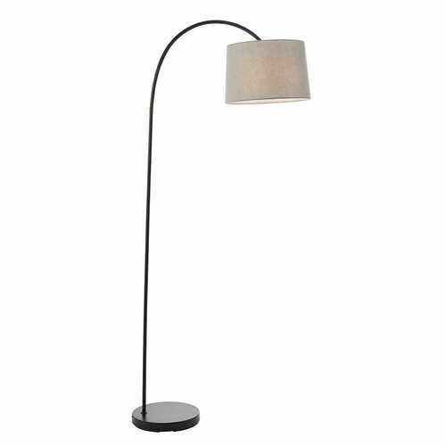 Verifica Lampă de podea Endon Carlson gri metal textil 163,5 cm 78163