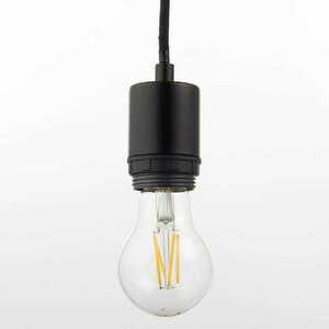Lampă suspendată Endon Studio neagră, oțel, E27, 10 cm, 80637 small 3