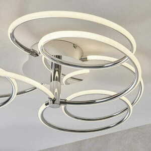 Plafonieră LED Endon Eterne 81886 Crom Alb 60 cm Dimmabilă small 4