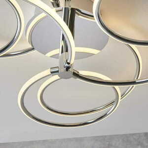 Plafonieră LED Endon Eterne 81886 Crom Alb 60 cm Dimmabilă small 5
