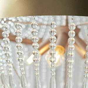 Lustră suspendată Endon Celine 5xE14 aurie-transparentă 45 cm small 4