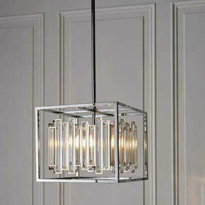 Lampă suspendată Endon Acadia 4xE14 crom cristal 81930 small 4