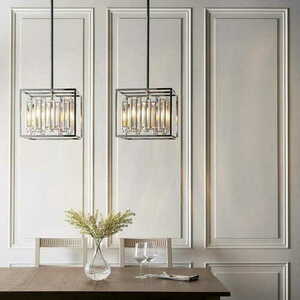Lampă suspendată Endon Acadia 4xE14 crom cristal 81930 small 7