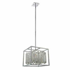 Lampă suspendată Endon Acadia 4xE14 crom cristal 81930 small 9