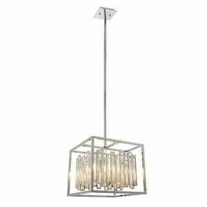 Lampă suspendată Endon Acadia 4xE14 crom cristal 81930 small 0