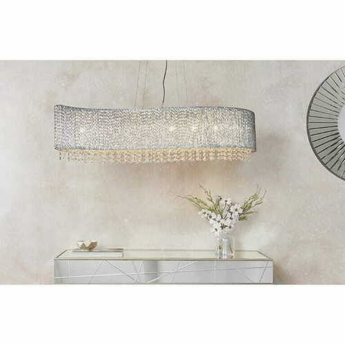 Verifica Lampa suspendată Endon Galina 81979 crom cristal G9 8 becuri