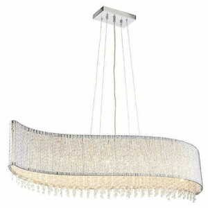 Lampa suspendată Endon Galina 81979 crom cristal G9 8 becuri small 7