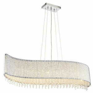 Lampa suspendată Endon Galina 81979 crom cristal G9 8 becuri small 0
