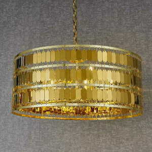 Pendul Endon Eldora 90299 auriu 5 becuri E14 56 cm small 4