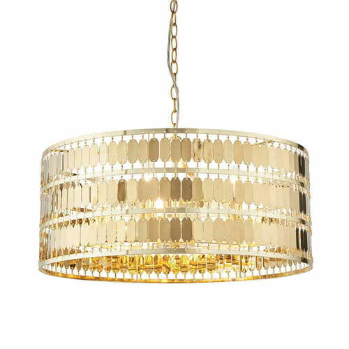 Verifica Pendul Endon Eldora 90299 auriu 5 becuri E14 56 cm