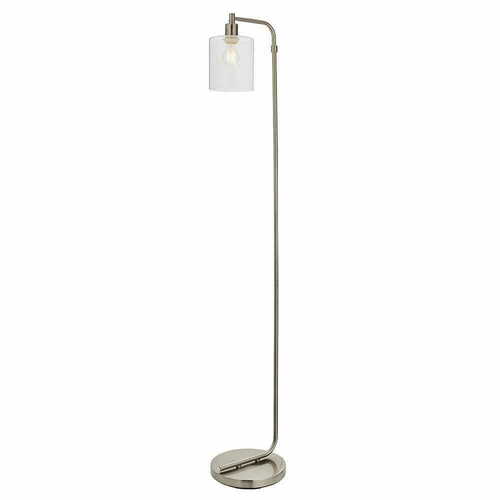 Verifica Lampă de podea Endon Toledo nichel/sticlă E27 152 cm 90557