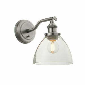 Aplica de perete Endon Hansen argintie sticlă E14 91739 small 2