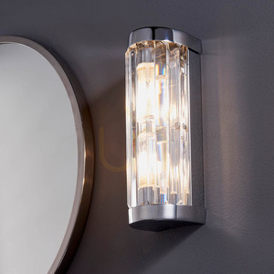 Aplică Endon Shimmer 91820, crom și cristal, 2 × G9, IP44 small 3