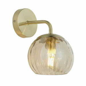 Aplica de perete Endon Dimple alamă/sticlă E14 19,8 cm small 2