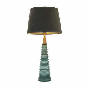 Lampa de podea Endon Naia 93114 textilă, negru/albastru, E27, 65 cm small 0