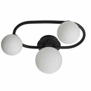 Plafonieră Endon Pulsa neagră IP44 3x G9 LED 35,9 cm small 6