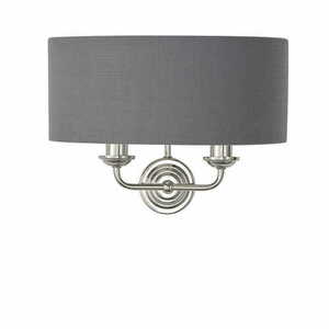 Aplică Endon Highclere 94406 argintie cu 2 lumini E14 small 2