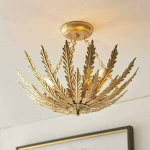 Plafonieră Endon Delphine 95039 aurie 3xE14 46,5 cm small 3
