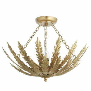 Plafonieră Endon Delphine 95039 aurie 3xE14 46,5 cm small 5
