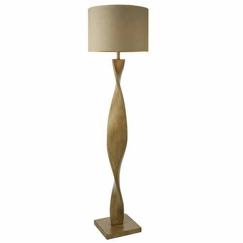 Verifica Lampă de podea Endon Abia 95454 bej din textil și rășină, E27, 158,5 cm