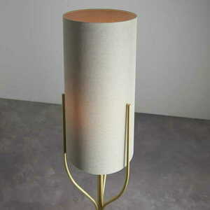 Lampă de podea Endon Fraser Brass Bej Textil E27 165 cm 95466 small 4