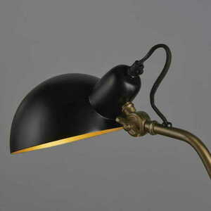 Lampa de podea Endon Largo negru/alamă E14 63 cm 95478 small 5