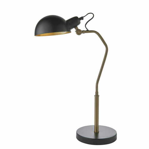 Verifica Lampa de podea Endon Largo negru/alamă E14 63 cm 95478