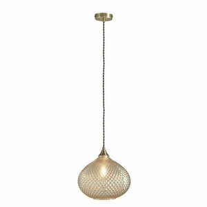 Pendul Endon Livia 95480 alamă/sticlă E27 reglabil dimabil 28,5 cm small 6